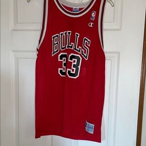 Scottie Pippen Champion Kids Red Bulls Jersey